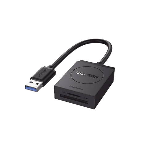 Lector de tarjetas USB-A 3.0 a MicroSD (TF) | SD - 5Gbps - Soporta hasta 2TB - Soporta Windows/Mac OS/Linux/Android - Lectura de Tarjetas Simultánea - No Requiere Controlador - Cable de 15cm.