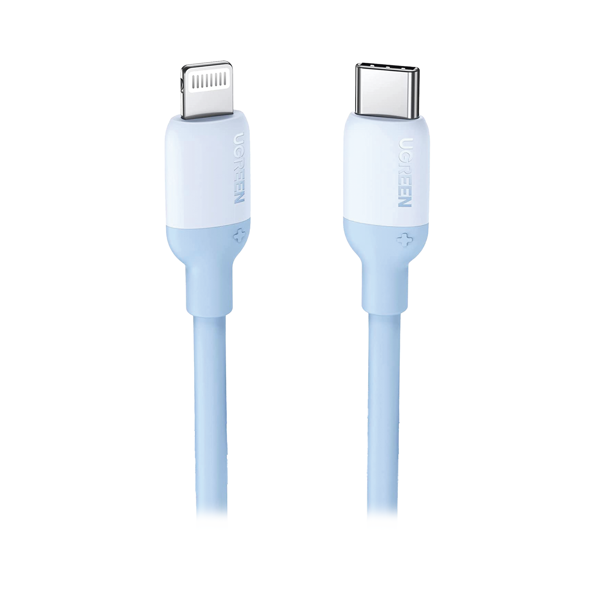 Cable USB-C a Lightning | Certificado MFi | 1 Metro | Adecuado para iPhone, iPad, iPod | Carga Rápida PD 20W | Sincronización de Datos de hasta 480 Mbps | Goma de Silicona y TPE. | Suave al Tacto | Color Navy Blue