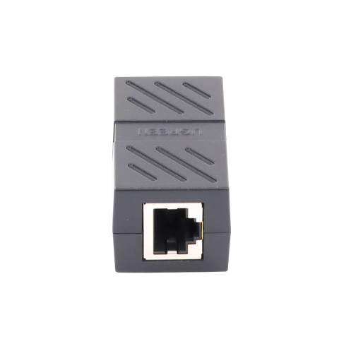Acoplador (Extensor de Cable Ethernet RJ45 a RJ45) - 1000Mbps - Compatibilidad con Cat7 Cat6A Cat6 Cat5e - Compatible con POE - Ignífugo - ABS