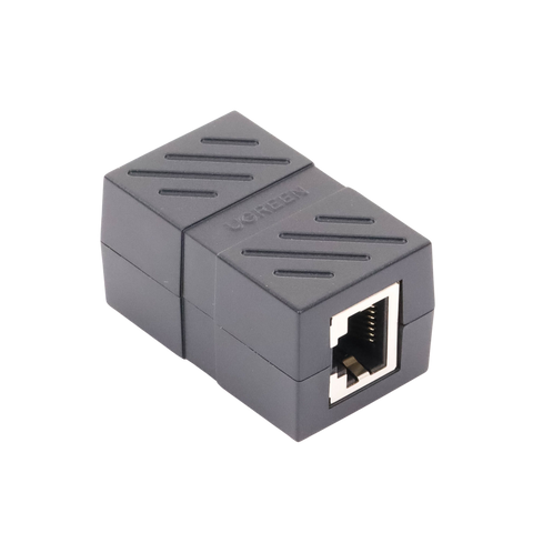 Acoplador (Extensor de Cable Ethernet RJ45 a RJ45) - 1000Mbps - Compatibilidad con Cat7 Cat6A Cat6 Cat5e - Compatible con POE - Ignífugo - ABS