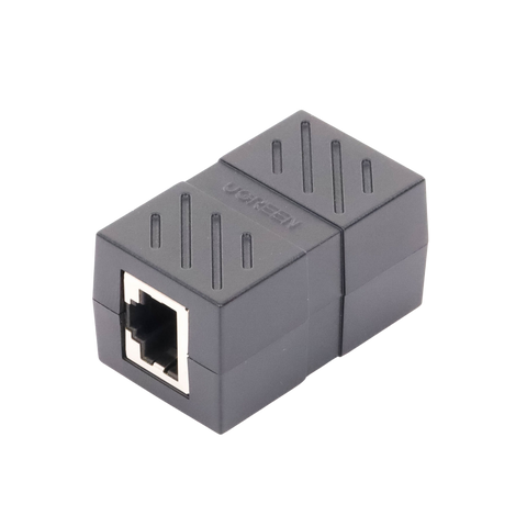 Acoplador (Extensor de Cable Ethernet RJ45 a RJ45) - 1000Mbps - Compatibilidad con Cat7 Cat6A Cat6 Cat5e - Compatible con POE - Ignífugo - ABS