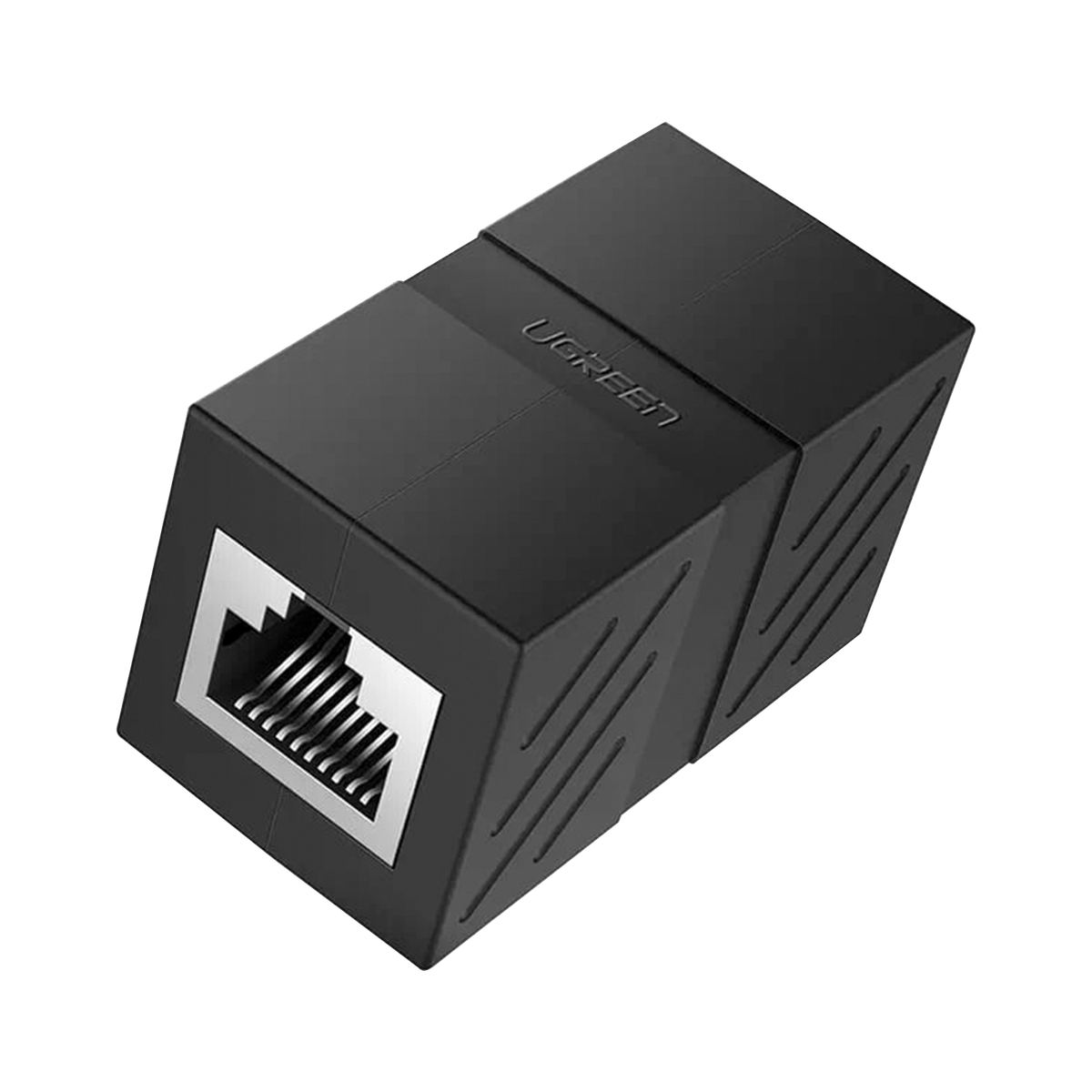 Acoplador (Extensor de Cable Ethernet RJ45 a RJ45) - 1000Mbps - Compatibilidad con Cat7 Cat6A Cat6 Cat5e - Compatible con POE - Ignífugo - ABS