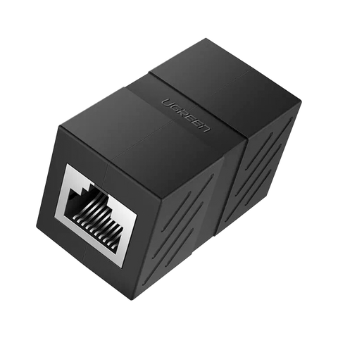 Acoplador (Extensor de Cable Ethernet RJ45 a RJ45) - 1000Mbps - Compatibilidad con Cat7 Cat6A Cat6 Cat5e - Compatible con POE - Ignífugo - ABS