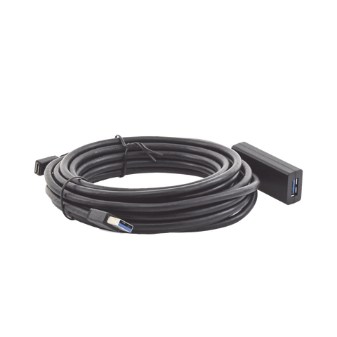 Cable de Extensión Activo USB 3.0 con puerto de alimentación Micro USB | 5 Metros | USB 3.0 a 5Gbps | No requiere controlador | Ideal para impresoras, consolas , Webcam, etc.