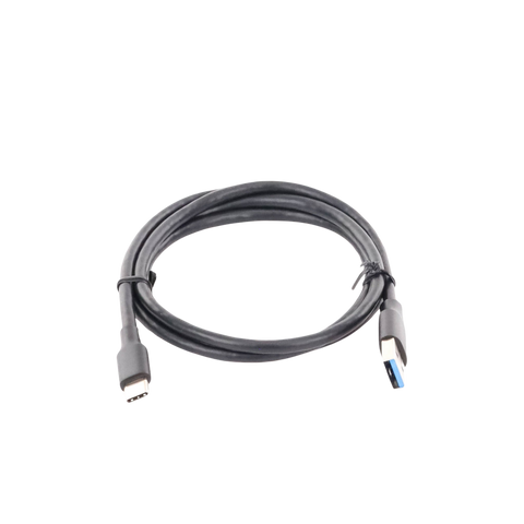 Cable USB-A a USB-C - 1 Metro - Carga y Sincronización de Datos - Carga Rápida 60W - Datos 5 Gbps - QC 3.0/2.0 - FPC - AFC - Protección Integrada - Duradero y Flexible- Caja ABS - Cubierta de TPE - Color Negro.