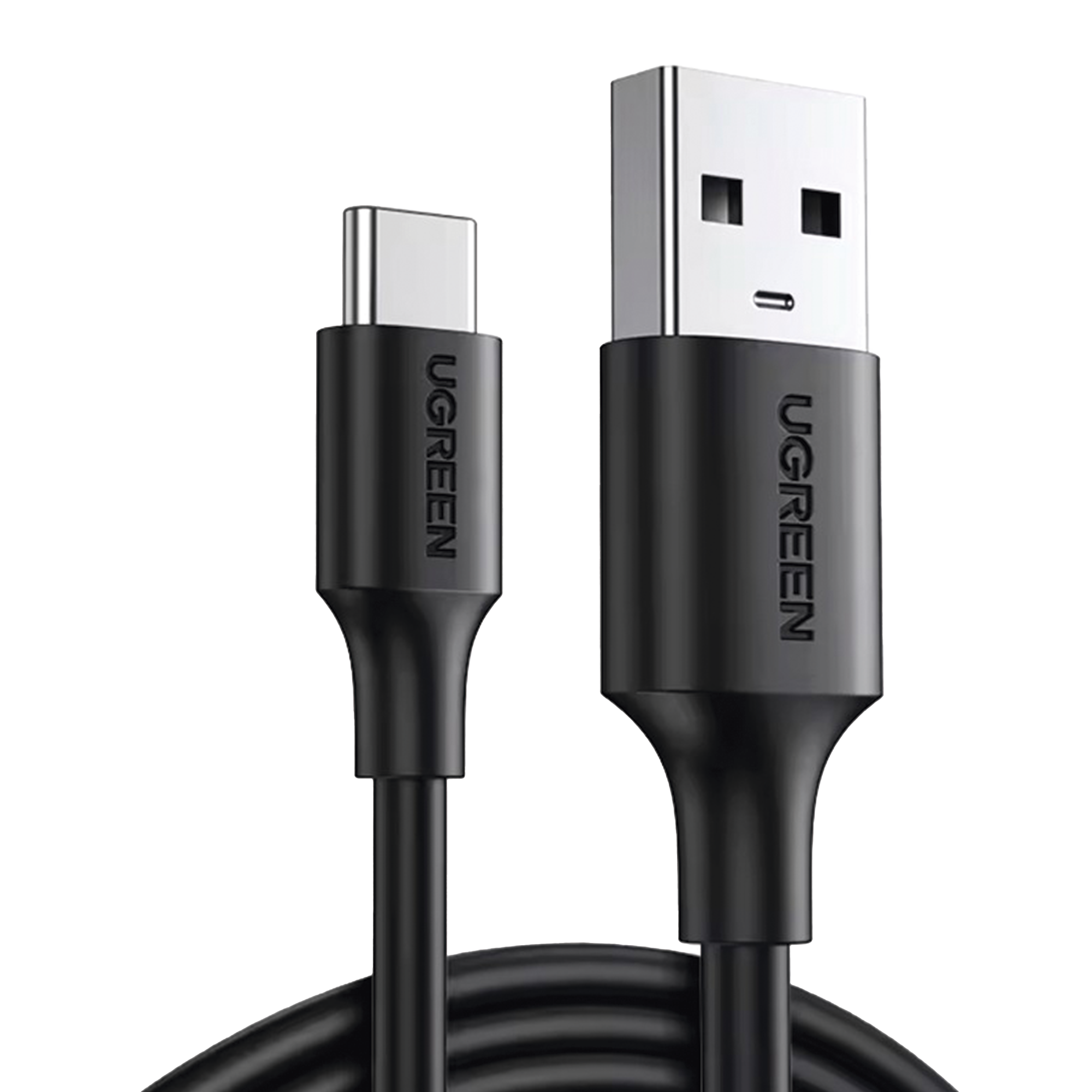 Cable USB-A a USB-C - 1 Metro - Carga y Sincronización de Datos - Carga Rápida 60W - Datos 5 Gbps - QC 3.0/2.0 - FPC - AFC - Protección Integrada - Duradero y Flexible- Caja ABS - Cubierta de TPE - Color Negro.