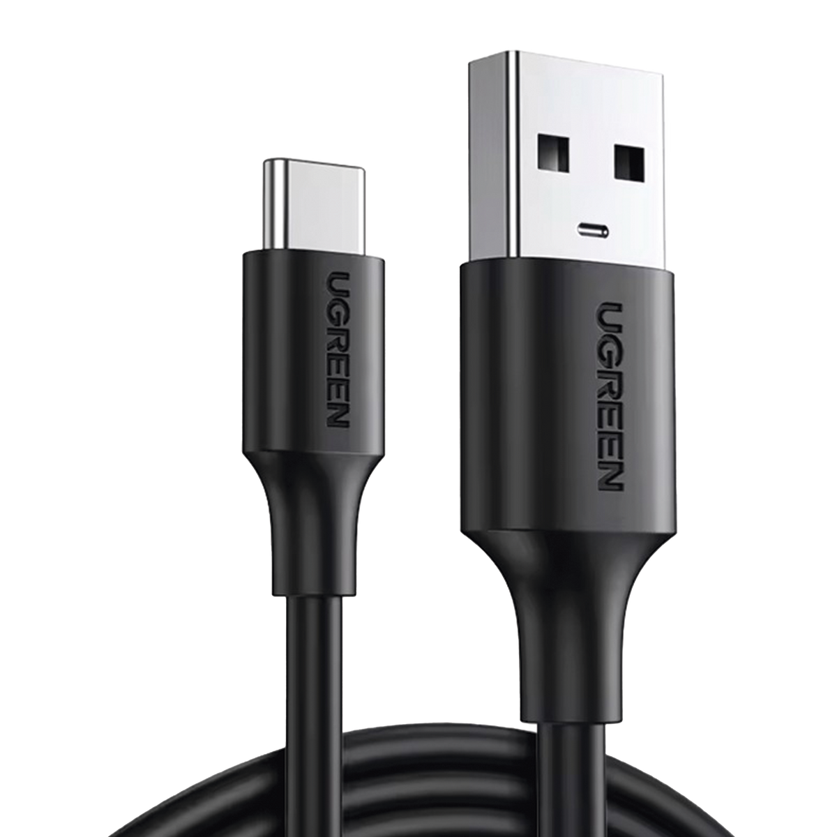 Cable USB-A a USB-C - 1 Metro - Carga y Sincronización de Datos - Carga Rápida 60W - Datos 5 Gbps - QC 3.0/2.0 - FPC - AFC - Protección Integrada - Duradero y Flexible- Caja ABS - Cubierta de TPE - Color Negro.