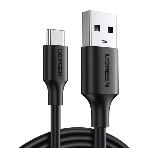 Cable USB-A a USB-C - 2 Metros - Carga y Sincronización de Datos - Carga Rápida 60W - Datos 5 Gbps - QC 3.0/2.0 - FPC - AFC - Protección Integrada - Duradero y Flexible- Caja ABS - Cubierta de TPE - Color Negro.