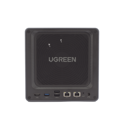 NASync DXP4800 - SO UGOS Pro - Intel N100 12th Gen Intel® Quad Core™ - 4-Bahias (SATA) hasta 96TB - 2* M.2 SSD hasta 16TB- 8GB DDR5 (Exp. a 16GB) - 2.5Gb Dual Ethernet - HDMI 4K - 2* USB2.0 - 1*USB 3.2Gen - 1* USB 3.2Gen2 - 1*USB-C 3.2Gen2 - SD