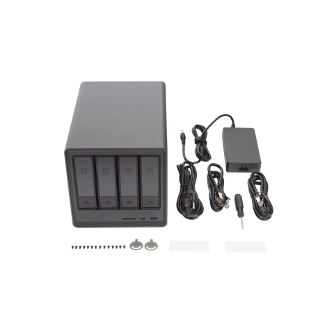NASync DXP4800 - SO UGOS Pro - Intel N100 12th Gen Intel® Quad Core™ - 4-Bahias (SATA) hasta 96TB - 2* M.2 SSD hasta 16TB- 8GB DDR5 (Exp. a 16GB) - 2.5Gb Dual Ethernet - HDMI 4K - 2* USB2.0 - 1*USB 3.2Gen - 1* USB 3.2Gen2 - 1*USB-C 3.2Gen2 - SD