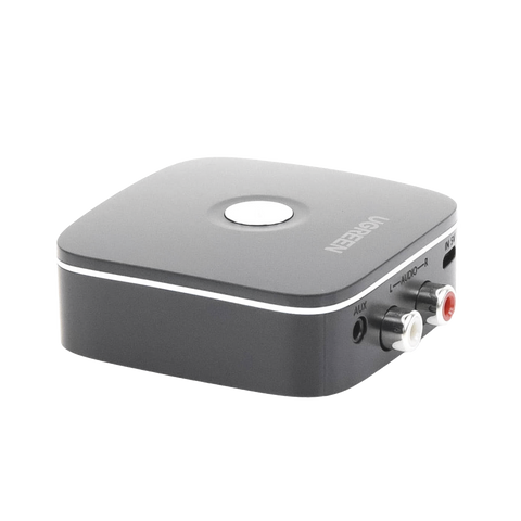 Receptor de Audio Bluetooth 5.0 a RCA o Auxiliar 3.5mm | Tecnología EDR | Reconexión Automática | Hasta 10 m | Ideal para Conectar Celulares, o Tabletas hacia alguna Bocina o Sistema de Audio