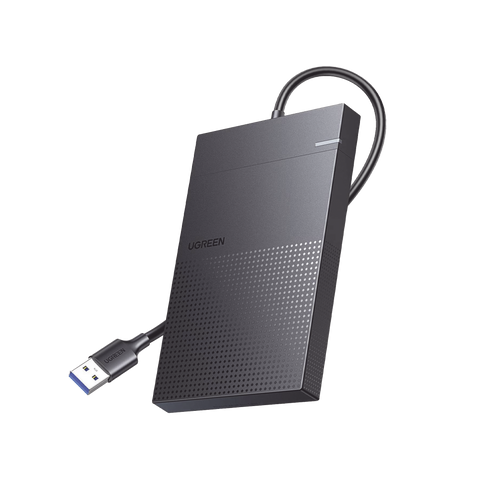 Carcasa de Disco Duro 2.5'' (Enclosure) - Adecuado para HDD y SSD de 2.5” - Chip Inteligente - UASP & TRIM - Led Indicador - ABS - Hibernación Automática - Compatible con SATA I II III, HDD, SSD de hasta 6TB.