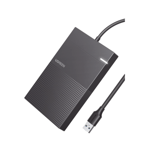 Carcasa de Disco Duro 2.5'' (Enclosure) - Adecuado para HDD y SSD de 2.5” - Chip Inteligente - UASP & TRIM - Led Indicador - ABS - Hibernación Automática - Compatible con SATA I II III, HDD, SSD de hasta 6TB.