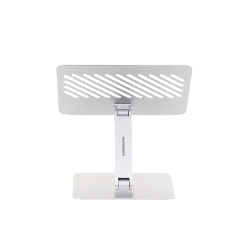 Soporte de Aluminio para Laptop - Ajustable 180° - Soporta Laptops de 10 a 17.3''- Capacidad de Carga 5Kg - Excelente Estabilidad - Diseño Para Alta Disipación de Calor - Altura y Angulo Ajustable - Plegable y Portátil.