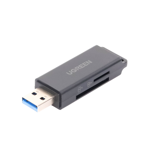 Lector de tarjetas SD portátil USB 3.0 de doble ranura | adaptador de tarjeta de memoria flash concentrador para TF SD Micro SD SDXC SDHC MMC RS-MMC Micro SDXC Micro SDHC UHS-I