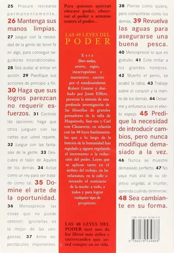 Las 48 Leyes Del Poder - Robert Greene - ENVIO GRATIS