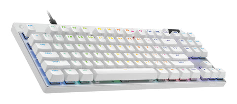 Teclado Logitech G Pro X Tkl Rapid Analog Switches Usb - Blanco (920-013132) - inglés