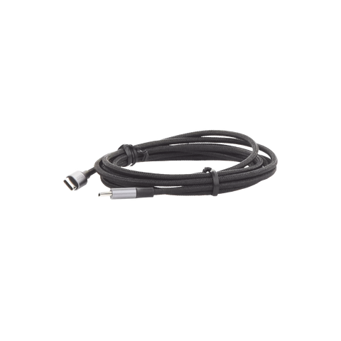 Cable USB-C a USB-C - 2 Metros (6.56 Pies) - Transferencia de Datos de 480 Mbps - Carga Rápida de Hasta 60W - QC 4.0/3.0/2.0 - PD3.0 - FPC - AFC - Protección Integrada - Caja de Aluminio - Nylon Trenzado - Color Negro