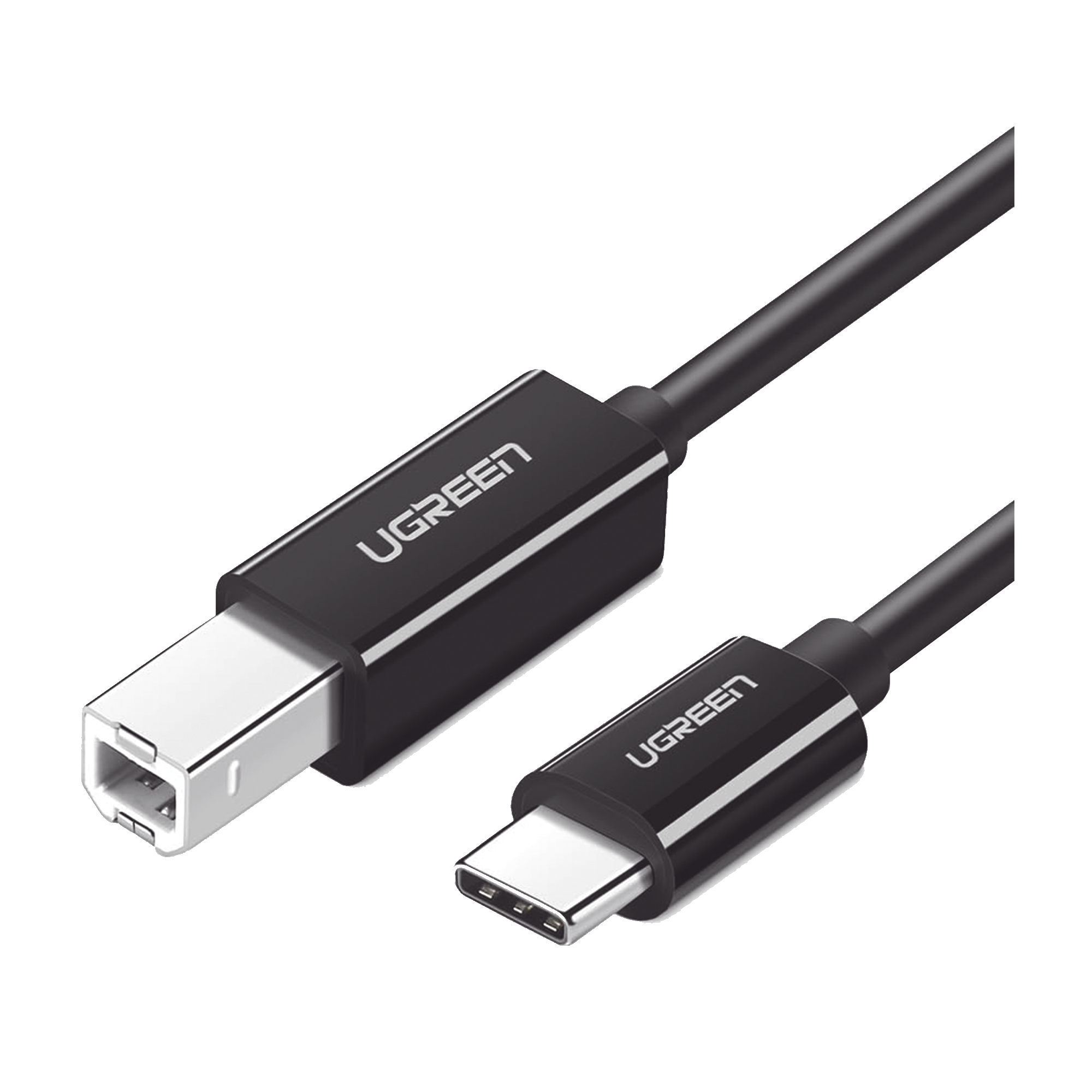 Cable de Impresora o escáner USB-C - 1m (6 pies) - USB Tipo C a USB 2.0 Tipo B - Soporta Thunderbolt 3 - Alta velocidad - DAC - Compatible con Brother HP, Canon, Lexmark, Epson, Dell, Xerox, Samsung, etc.