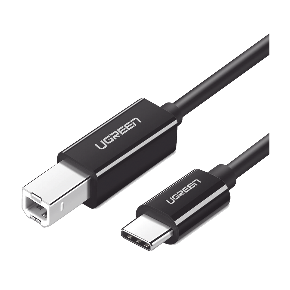 Cable de Impresora o escáner USB-C - 1m (6 pies) - USB Tipo C a USB 2.0 Tipo B - Soporta Thunderbolt 3 - Alta velocidad - DAC - Compatible con Brother HP, Canon, Lexmark, Epson, Dell, Xerox, Samsung, etc.