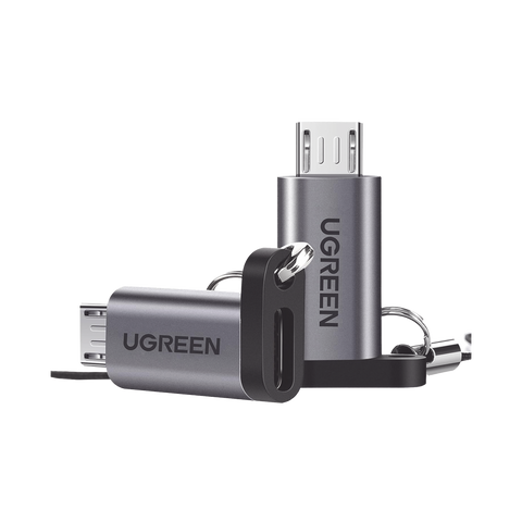 Adaptador USB-C 3.1 a Micro USB - Carga Rápida - FPC/QC2.0 - Sincronización de Datos - Velocidad de Transferencia de hasta 480Mbps - Incluye Cordón - Caja de Aluminio - Múltiples Protecciones - Amplia Compatibilidad.
