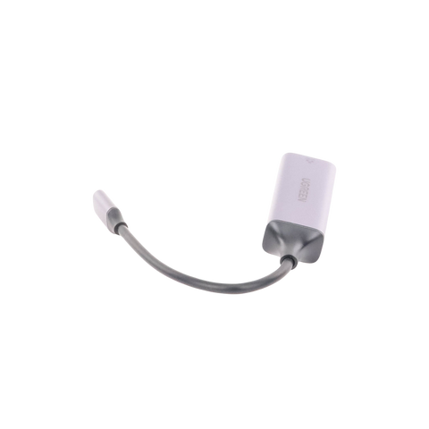 Adaptador de Red USB-C 3.1 (5 Gbps) a RJ45 - Thunderbolt 3 - Admite 10/100/1000 Mbps - Chip Inteligente - Amplia Compatibilidad - Caja de Aluminio - Longitud del cable 10 cm.