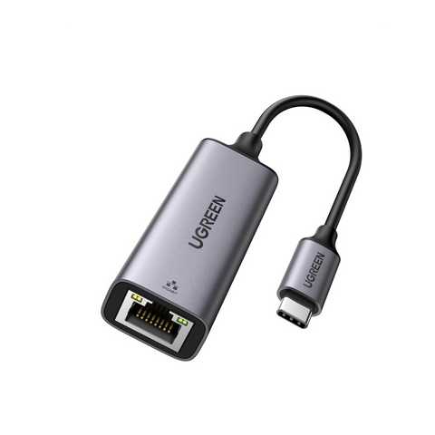 Adaptador de Red USB-C 3.1 (5 Gbps) a RJ45 - Thunderbolt 3 - Admite 10/100/1000 Mbps - Chip Inteligente - Amplia Compatibilidad - Caja de Aluminio - Longitud del cable 10 cm.