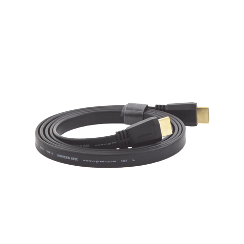 Cable HDMI 2.0 Plano de 1.5 Metros (4.92 Pies) | 4K@60Hz | HDR | 3D | HEC (Canal Ethernet HDMI) | ARC (Canal de Retorno de Audio | Color Profundo de 48 Bits | Audio de 32 Canales | HDCP | Audio Dolby True HD 7.1 | 18 Gbps | EstaÑado y Triple Blindaje | A