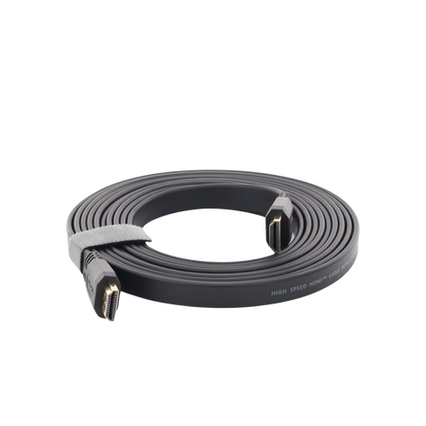 Cable HDMI 2.0 Plano de 3 Metros (9.84 Pies) | 4K@60Hz | HDR | 3D | HEC (Canal Ethernet HDMI) | ARC (Canal de Retorno de Audio) | Color Profundo de 48 Bits | Audio de 32 Canales | HDCP | Audio Dolby True HD 7.1 | 18 Gbps | EstaÑado y Triple Blindaje | An