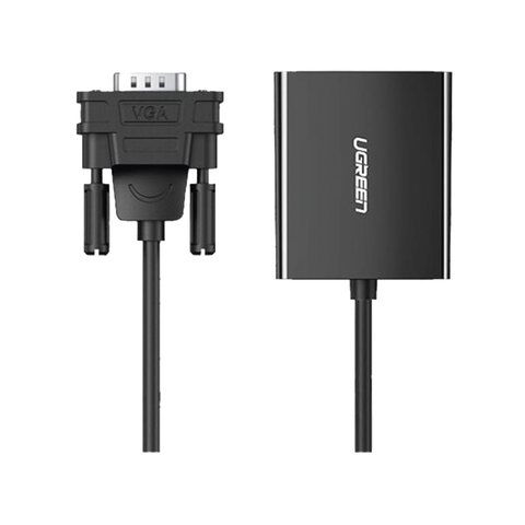 VGA Macho | Salida: HDMI Hembra | Resolución de 1080P@60Hz | Puerto Estéreo de 3.5 mm | Plug and Play, Sin Controlador | Longitud del Cable 15 cm (5.91 Pulgadas). | Incluye Cable de Alimentación USB | Incluye Cable de Audio de 3.5mm.