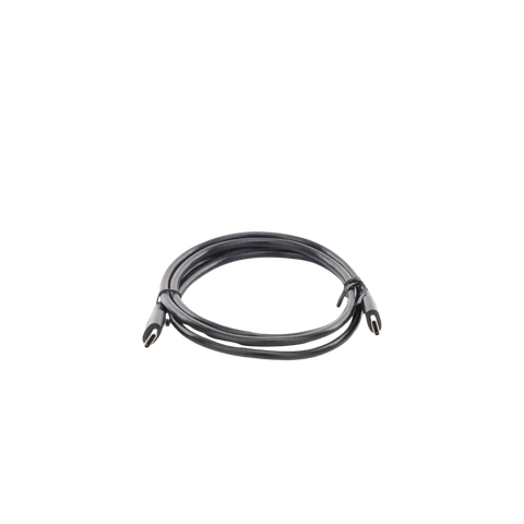 Cable USB-C a USB-C - 1 Metro - Carga Rápida de hasta 60W - Transferencia de datos de 480 Mbps - PD3.0 - QC 4.0/3.0/2.0 - FPC - AFC - Duradero y Flexible- Caja ABS - Cubierta de TPE - Color Negro.