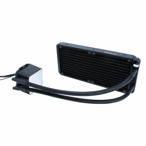 Enfriamiento Líquido Ocelot Gaming OEL240-2N | Radiador 240mm ARGB | 70 CFM Alto Flujo Intel y AMD | Excelente Rendimiento Negro