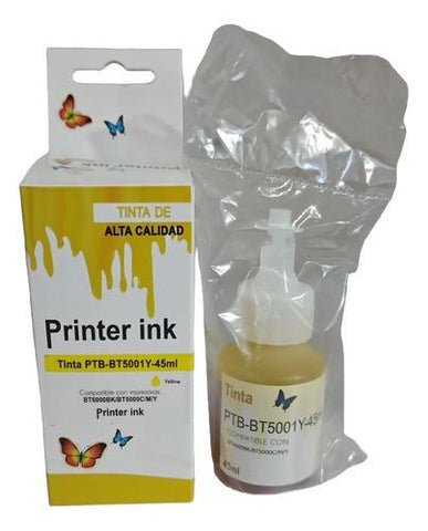 Kit 4 Tintas Compatibles Brother BTD60BK BT5001 + Rinde Miles de Páginas + Ahorra Sin Perder Calidad + ¡Rendimiento Garantizado!