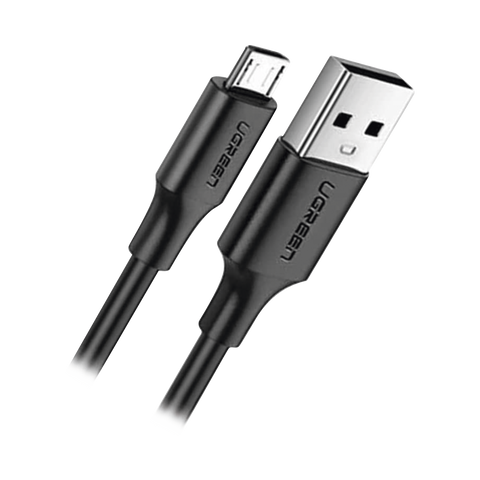 Cable USB-A a Micro USB - 1 Metro (3.28 Pies) - Tecnología de Carga Rápida Qualcomm | QC 3.0/2.0 - Recarga hasta 18W - Transmisión de Datos hasta 480Mbps - Tecnología de Carga Segura - Hasta 5,000 Flexiones - ABS y PVC de Alta Duración