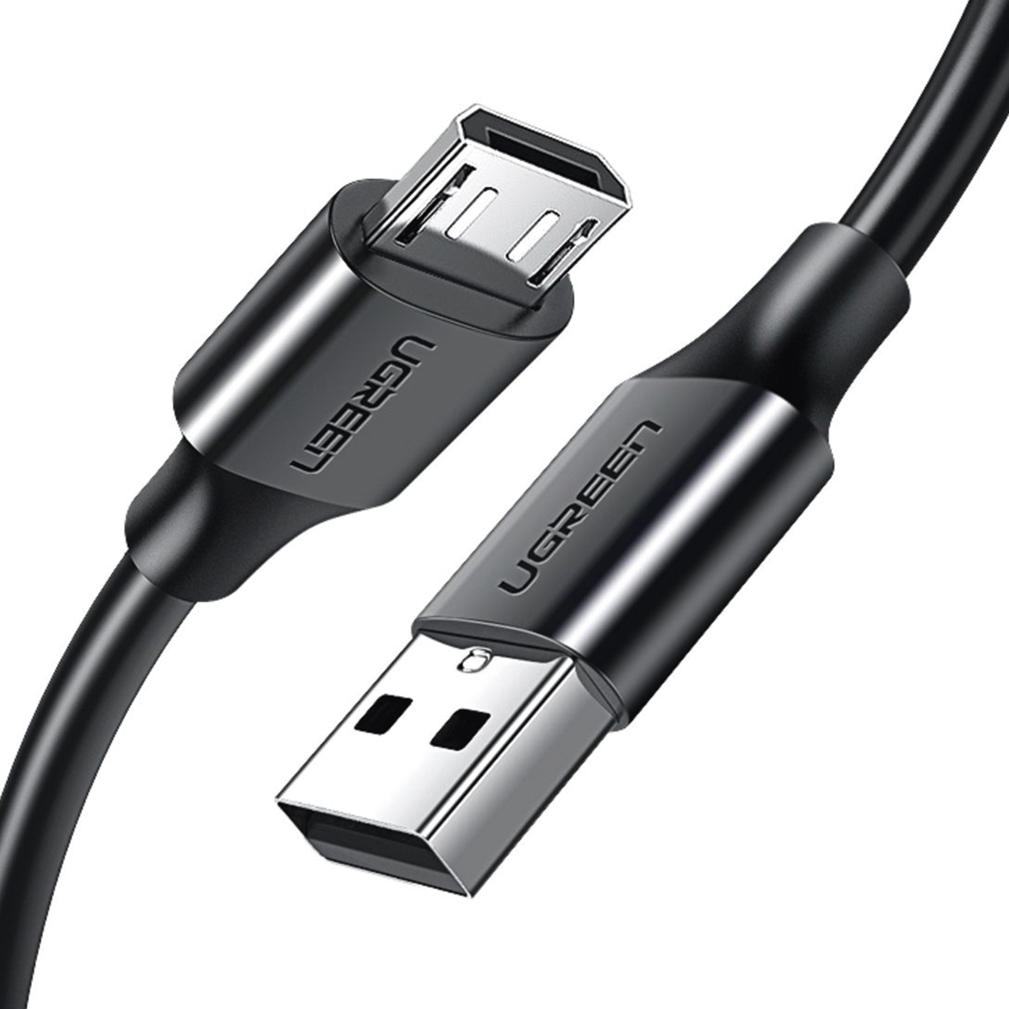 Cable USB-A a Micro USB - 2 Metros (6.56 Pies) - Tecnología de Carga Rápida Qualcomm | QC 3.0/2.0 - Recarga hasta 18W - Transmisión de Datos hasta 480Mbps - Tecnología de Carga Segura - Hasta 5,000 Flexiones - ABS y PVC de Alta Duración
