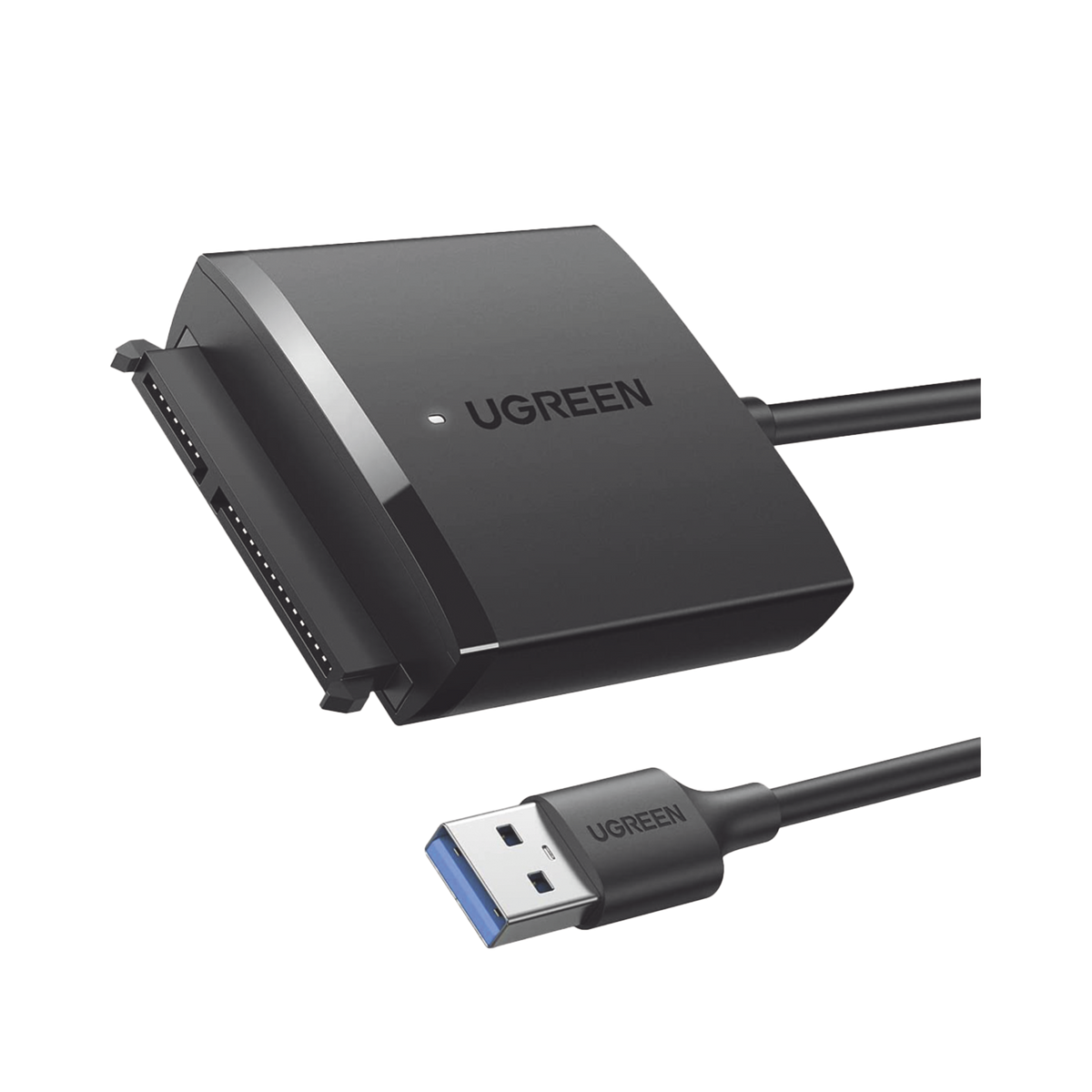 Adaptador USB 3.0 a SATA III - Compatible con Disco Duro HDD y SSD de 2.5' y 3.5' de hasta 12 TB - Velocidad USB 3.0 de hasta 5 Gbps - Alta Velocidad con UASP & TRIM - Cable de 50 cm.