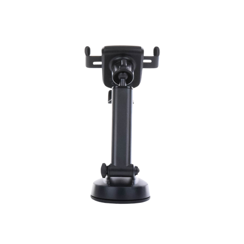 Soporte de Celular para Automóvil con Ventosa | Diseño de Sujecion en Triangulo | Ajustable 270° | Rotable | Estirable | Amplia Compatibilidad con dispositivos de 4'' a 7'' | Color Negro