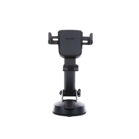 Soporte de Celular para Automóvil con Ventosa | Diseño de Sujecion en Triangulo | Ajustable 270° | Rotable | Estirable | Amplia Compatibilidad con dispositivos de 4'' a 7'' | Color Negro