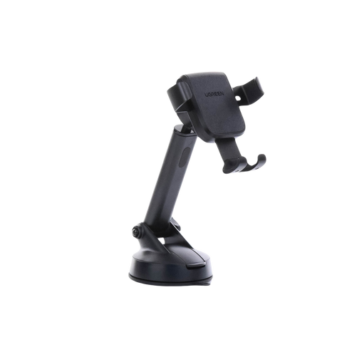 Soporte de Celular para Automóvil con Ventosa | Diseño de Sujecion en Triangulo | Ajustable 270° | Rotable | Estirable | Amplia Compatibilidad con dispositivos de 4'' a 7'' | Color Negro