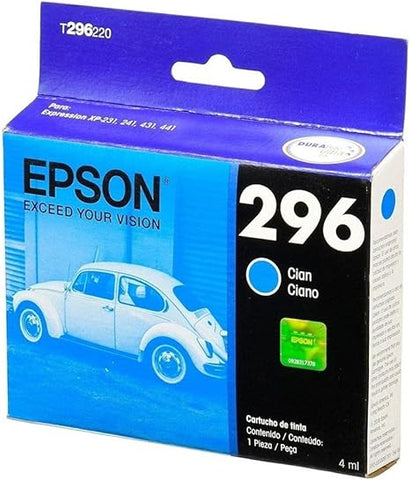 Cartucho Epson T296 Cyan Xp-431 Xp-231 4Ml T296220-Al
