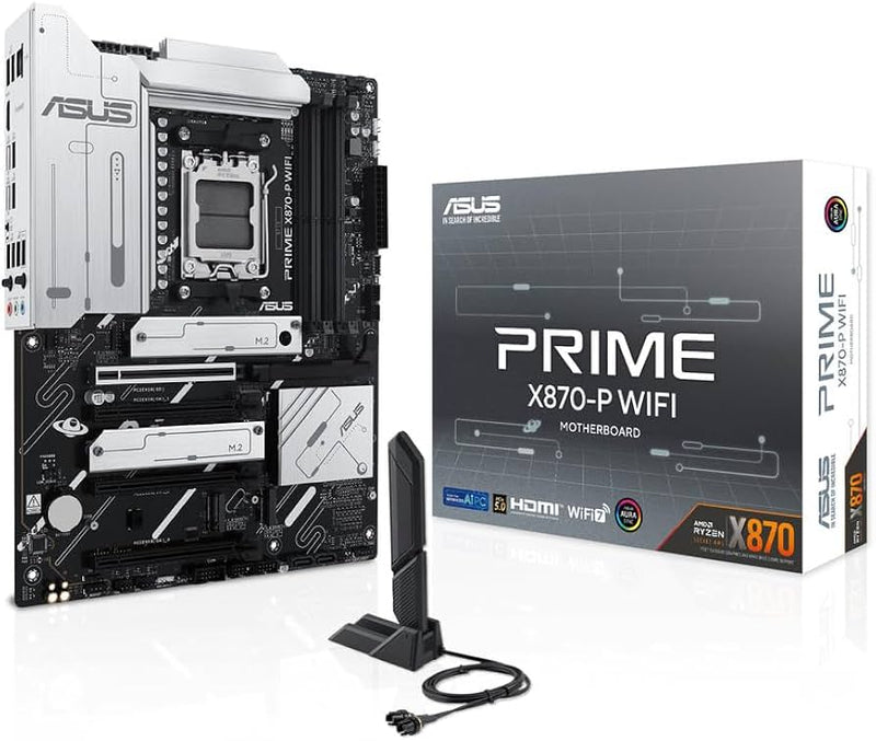 Tarjeta Madre Asus Prime X870-P Wifi Am5/4,  Dimm Ddr5, Hdmi, Atx