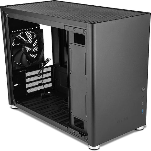 Gabinete Yeyian Gamer Phoenix Cristal, Templado, Media Torre, Ycm-Appho-01