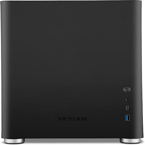 Gabinete Yeyian Gamer Phoenix Cristal, Templado, Media Torre, Ycm-Appho-01