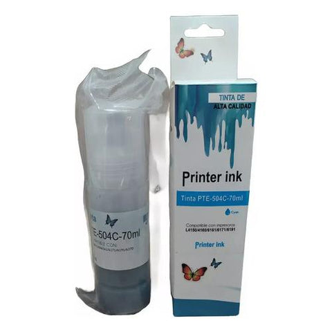 Kit 4 Tintas Compatibles Epson T504 L3150 L4150 L4160 + Rendimiento Extra Ahorra Hasta 70% + Calidad Premiun Nuevo