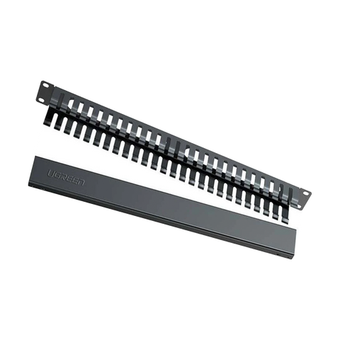 24/50-Port Ethernet Cable Management Rack