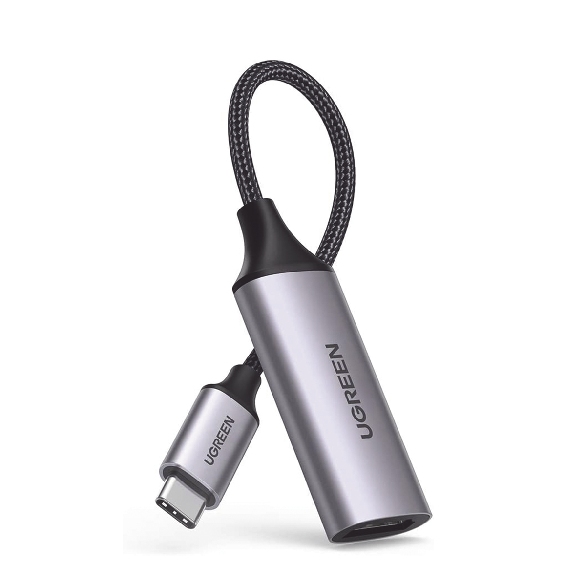 Cable Adaptador USB C a HDMI 4K@60Hz | Convertidor Thunderbolt 3 | Caja de Aluminio | HDMI V2.0 | 3D | Longitud del Cable 10 cm (3.94 Pulgadas)