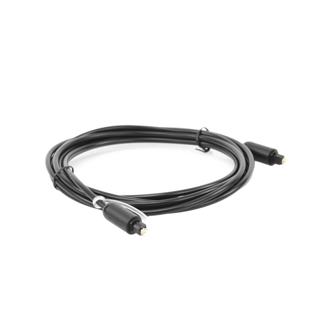 Cable Óptico Toslink (S/PDIF) de Alta Calidad para Audio Digital | 3 Metros (9.84 Pies) | Tapa de Protección | Dolby 7.1 Canales | Diseño Durable | Plug & Play | Color Negro
