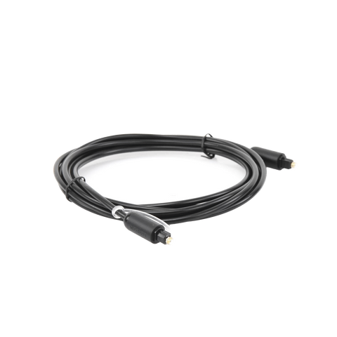 Cable Óptico Toslink (S/PDIF) de Alta Calidad para Audio Digital | 3 Metros (9.84 Pies) | Tapa de Protección | Dolby 7.1 Canales | Diseño Durable | Plug & Play | Color Negro