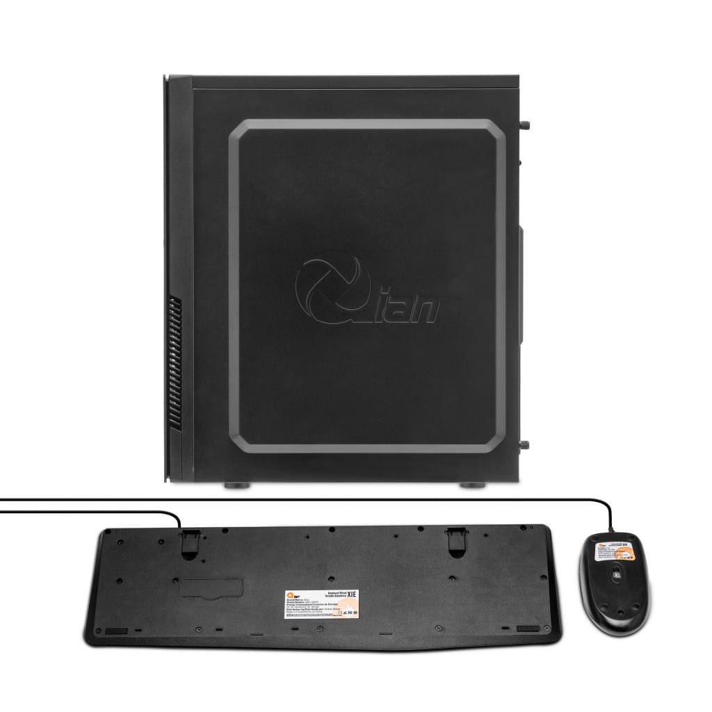Computadora  Qian Qpa-Opc-02B Amd A8-9600, Ram 8Gb, Almacenamiento 1Tb, Wi-Fi, fuente 550W + Kit Teclado Mouse