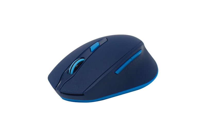 Mouse Naceb Technology NA-0119A, Azul, 6 botones, Inalámbrico, 1200 - 2400 DPI